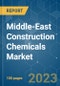 Middle-East Construction Chemicals Market - Growth, Trends, COVID-19 Impact, and Forecasts (2023-2028) - Product Thumbnail Image
