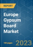 Europe Gypsum Board Market - Growth, Trends, COVID-19 Impact, and Forecasts (2023-2028)- Product Image