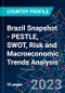 Brazil Snapshot - PESTLE, SWOT, Risk and Macroeconomic Trends Analysis - Product Image