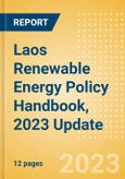 Laos Renewable Energy Policy Handbook, 2023 Update- Product Image
