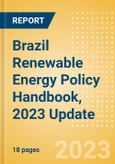 Brazil Renewable Energy Policy Handbook, 2023 Update- Product Image
