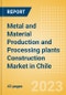 Metal and Material Production and Processing plants Construction Market in Chile - Market Size and Forecasts to 2026 (including New Construction, Repair and Maintenance, Refurbishment and Demolition and Materials, Equipment and Services costs) - Product Thumbnail Image