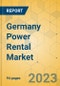 Germany Power Rental Market - Strategic Assessment & Forecast 2023-2029 - Product Thumbnail Image
