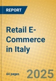 Retail E-Commerce in Italy- Product Image