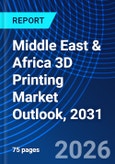 Middle East & Africa 3D Printing Market Outlook, 2031- Product Image