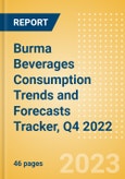 Burma (Myanmar) Beverages Consumption Trends and Forecasts Tracker, Q4 2022 (Dairy and Soy Drinks, Alcoholic Drinks, Soft Drinks and Hot Drinks)- Product Image