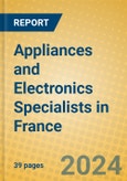Appliances and Electronics Specialists in France- Product Image