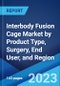 Interbody Fusion Cage Market by Product Type, Surgery, End User, and Region 2023-2028 - Product Image