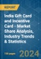 India Gift Card and Incentive Card - Market Share Analysis, Industry Trends & Statistics, Growth Forecasts 2019 - 2029 - Product Image