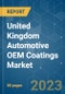 United Kingdom Automotive OEM Coatings Market - Growth, Trends, COVID-19 Impact, and Forecasts (2023 - 2028) - Product Thumbnail Image