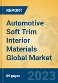 Automotive Soft Trim Interior Materials Global Market Insights 2023, Analysis and Forecast to 2028, by Manufacturers, Regions, Technology, Product Type- Product Image