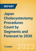 Japan Cholecystectomy Procedures Count by Segments (Robotic Cholecystectomy Procedures and Non-Robotic Cholecystectomy Procedures) and Forecast to 2030- Product Image