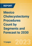 Mexico Cholecystectomy Procedures Count by Segments (Robotic Cholecystectomy Procedures and Non-Robotic Cholecystectomy Procedures) and Forecast to 2030- Product Image