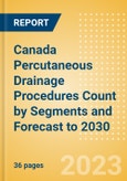 Canada Percutaneous Drainage Procedures Count by Segments (Percutaneous Drainage Procedures for Abscess Drainage, Percutaneous Drainage Procedures for Biliary Drainage, Percutaneous Drainage Procedures for Nephrostomy Drainage and Others) and Forecast to 2030- Product Image