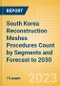 South Korea Reconstruction Meshes Procedures Count by Segments (Breast Reconstruction Procedures using Meshes, Pelvic Organ Prolapse Procedures using Meshes and Urinary Incontinence Procedures using Slings) and Forecast to 2030 - Product Thumbnail Image