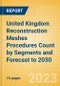 United Kingdom (UK) Reconstruction Meshes Procedures Count by Segments (Breast Reconstruction Procedures using Meshes, Pelvic Organ Prolapse Procedures using Meshes and Urinary Incontinence Procedures using Slings) and Forecast to 2030 - Product Thumbnail Image