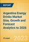 Argentina Energy Drinks (Soft Drinks) Market Size, Growth and Forecast Analytics to 2026 - Product Thumbnail Image