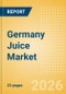 Germany Juice (Soft drinks) Market Size, Growth and Forecast Analytics, 2024-2029 - Product Thumbnail Image