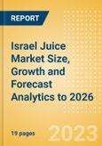 Israel Juice (Soft Drinks) Market Size, Growth and Forecast Analytics to 2026- Product Image