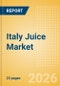 Italy Juice (Soft drinks) Market Size, Growth and Forecast Analytics, 2024-2029 - Product Thumbnail Image
