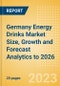 Germany Energy Drinks (Soft Drinks) Market Size, Growth and Forecast Analytics to 2026 - Product Thumbnail Image