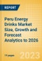 Peru Energy Drinks (Soft Drinks) Market Size, Growth and Forecast Analytics to 2026 - Product Thumbnail Image
