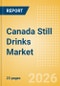 Canada Still Drinks (Soft drinks) Market Size, Growth and Forecast Analytics, 2024-2029 - Product Thumbnail Image