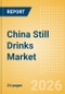 China Still Drinks (Soft drinks) Market Size, Growth and Forecast Analytics, 2024-2029 - Product Thumbnail Image