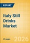 Italy Still Drinks (Soft drinks) Market Size, Growth and Forecast Analytics, 2024-2029 - Product Thumbnail Image