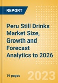 Peru Still Drinks (Soft Drinks) Market Size, Growth and Forecast Analytics to 2026- Product Image