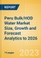 Peru Bulk/HOD Water (Soft Drinks) Market Size, Growth and Forecast Analytics to 2026 - Product Thumbnail Image