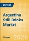 Argentina Still Drinks (Soft drinks) Market Size, Growth and Forecast Analytics, 2024-2029 - Product Thumbnail Image