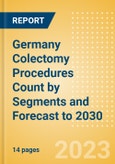 Germany Colectomy Procedures Count by Segments (Robotic Colectomy Procedures and Non-Robotic Colectomy Procedures) and Forecast to 2030- Product Image