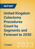 United Kingdom (UK) Colectomy Procedures Count by Segments (Robotic Colectomy Procedures and Non-Robotic Colectomy Procedures) and Forecast to 2030- Product Image