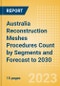 Australia Reconstruction Meshes Procedures Count by Segments (Breast Reconstruction Procedures using Meshes, Pelvic Organ Prolapse Procedures using Meshes and Urinary Incontinence Procedures using Slings) and Forecast to 2030 - Product Thumbnail Image
