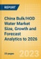 China Bulk/HOD Water (Soft Drinks) Market Size, Growth and Forecast Analytics to 2026 - Product Thumbnail Image