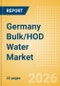 Germany Bulk/HOD Water (Soft drinks) Market Size, Growth and Forecast Analytics, 2024-2029 - Product Thumbnail Image