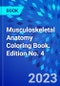 Musculoskeletal Anatomy Coloring Book. Edition No. 4 - Product Thumbnail Image