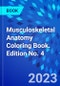 Musculoskeletal Anatomy Coloring Book. Edition No. 4 - Product Thumbnail Image