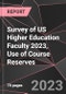 Survey of US Higher Education Faculty 2023, Use of Course Reserves - Product Thumbnail Image