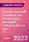 Huawei's Business Operations and Development Strategies Following the U.S. Ban  - Product Thumbnail Image