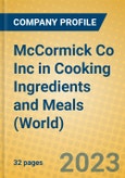 McCormick Co Inc in Cooking Ingredients and Meals (World)- Product Image