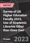 Survey of US Higher Education Faculty 2023, Use of Academic Libraries Other than Ones Own - Product Image