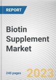Biotin Supplement Market by Product Form, Distributional Channel, Application: Global Opportunity Analysis and Industry Forecast, 2021-2031- Product Image