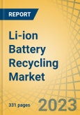 Li-ion Battery Recycling Market by Model, Battery Type, Process, and Geography - Global Forecast to 2030- Product Image