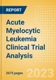 Acute Myelocytic Leukemia (AML, Acute Myeloblastic Leukemia) Clinical Trial Analysis by Trial Phase, Trial Status, Trial Counts, End Points, Status, Sponsor Type and Top Countries, 2023 Update- Product Image