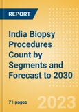India Biopsy Procedures Count by Segments (Biopsy Procedures for Other Indications, Breast Biopsy Procedures, Liver Biopsy Procedures, Lung Biopsy Procedures and Others) and Forecast to 2030- Product Image