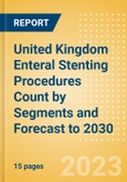 United Kingdom (UK) Enteral Stenting Procedures Count by Segments (Enteral Stenting Procedures Using Covered Enteral Stents, Partially Covered Enteral Stents and Non-Covered Enteral Stents) and Forecast to 2030- Product Image