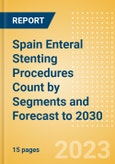 Spain Enteral Stenting Procedures Count by Segments (Enteral Stenting Procedures Using Covered Enteral Stents, Partially Covered Enteral Stents and Non-Covered Enteral Stents) and Forecast to 2030- Product Image