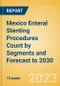 Mexico Enteral Stenting Procedures Count by Segments (Enteral Stenting Procedures Using Covered Enteral Stents, Partially Covered Enteral Stents and Non-Covered Enteral Stents) and Forecast to 2030 - Product Thumbnail Image